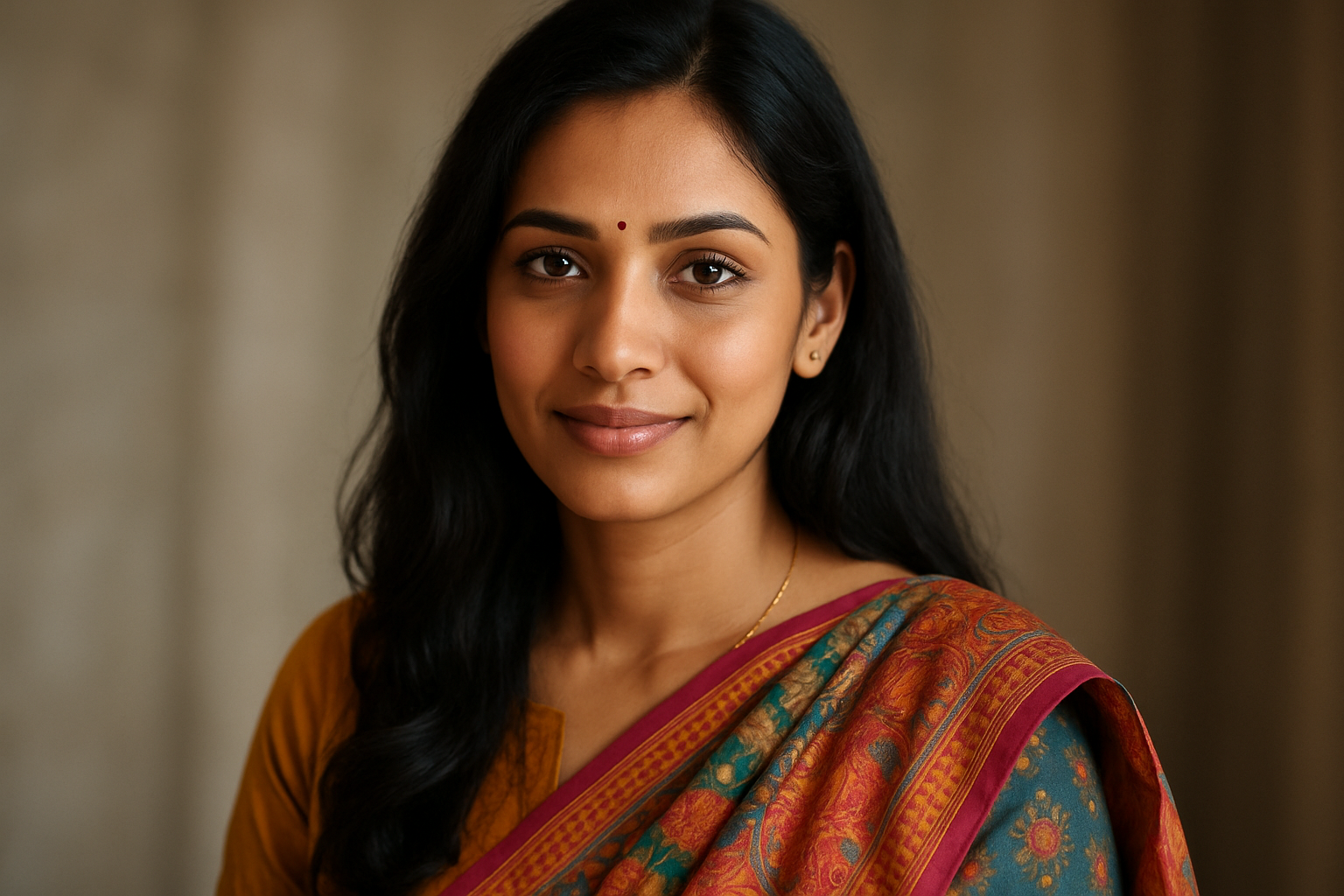 a Indian lady image 30 years realstik image